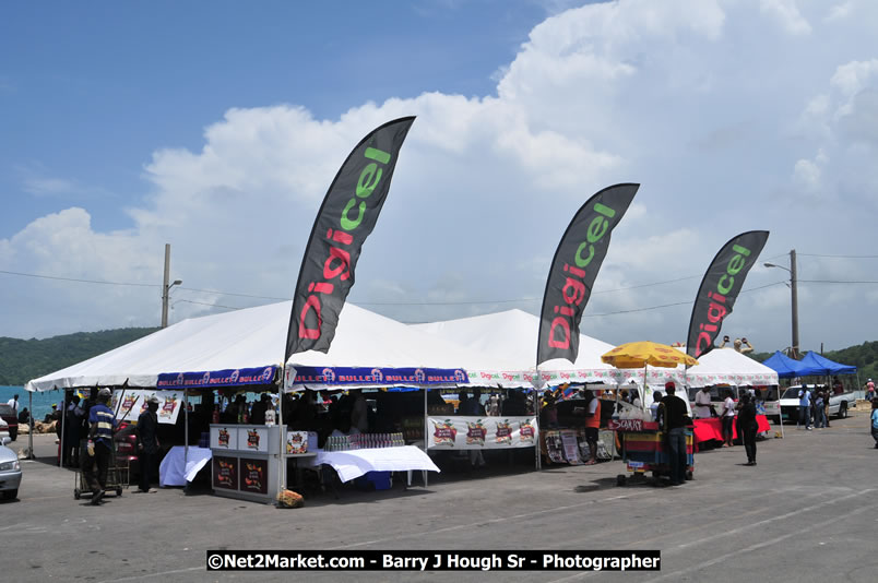 Lucea Cross the Harbour @ Lucea Car Park - All Day Event - Cross the Harbour Swim, Boat Rides, and Entertainment for the Family - Concert Featuring: Bushman, George Nooksl, Little Hero, Bushi One String, Dog Rice and many local Artists - Friday, August 1, 2008 - Lucea, Hanover Jamaica - Photographs by Net2Market.com - Barry J. Hough Sr. Photojournalist/Photograper - Photographs taken with a Nikon D300 - Negril Travel Guide, Negril Jamaica WI - http://www.negriltravelguide.com - info@negriltravelguide.com...!