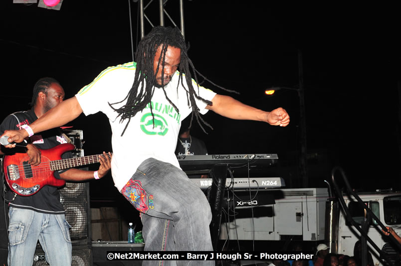 Lucea Cross the Harbour @ Lucea Car Park - All Day Event - Cross the Harbour Swim, Boat Rides, and Entertainment for the Family - Concert Featuring: Bushman, George Nooksl, Little Hero, Bushi One String, Dog Rice and many local Artists - Friday, August 1, 2008 - Lucea, Hanover Jamaica - Photographs by Net2Market.com - Barry J. Hough Sr. Photojournalist/Photograper - Photographs taken with a Nikon D300 - Negril Travel Guide, Negril Jamaica WI - http://www.negriltravelguide.com - info@negriltravelguide.com...!