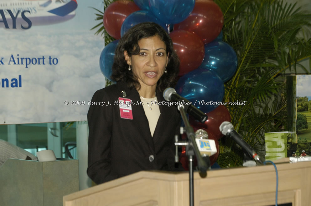  British Airways Inaugurates New Scheduled Service from London Gatwick Airport to Sangster International Airport, Montego Bay, Jamaica, Thursday, October 29, 2009 - Photographs by Barry J. Hough Sr. Photojournalist/Photograper - Photographs taken with a Nikon D70, D100, or D300 - Negril Travel Guide, Negril Jamaica WI - http://www.negriltravelguide.com - info@negriltravelguide.com...!