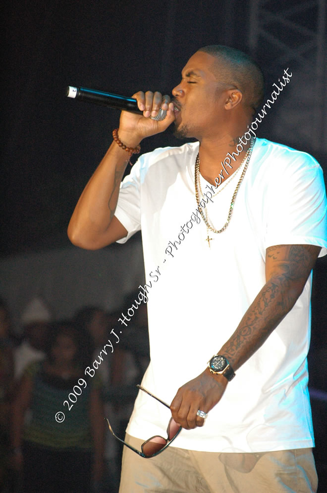 Damian 'Jr. Gong' Marley & NAS @ Reggae Sumfest 2009 - International Night 2 - Reggae Sumfest 2009,Catherine Hall, Montego Bay, St. James, Jamaica W.I. - Saturday, July 25, 2009 - Reggae Sumfest 2009, July 19 - 25, 2009 - Photographs by Net2Market.com - Barry J. Hough Sr. Photojournalist/Photograper - Photographs taken with a Nikon D70, D100, or D300 - Negril Travel Guide, Negril Jamaica WI - http://www.negriltravelguide.com - info@negriltravelguide.com...!